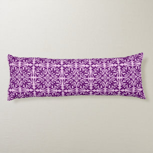 Coussins Longs Tuiles marocaines - violet et orchidée