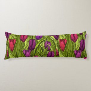 Coussins Longs Tulipes