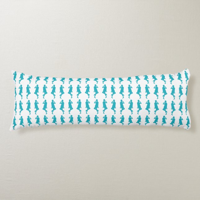 Coussins Longs Turquoise Bold Mod GoGo Girls (Devant)