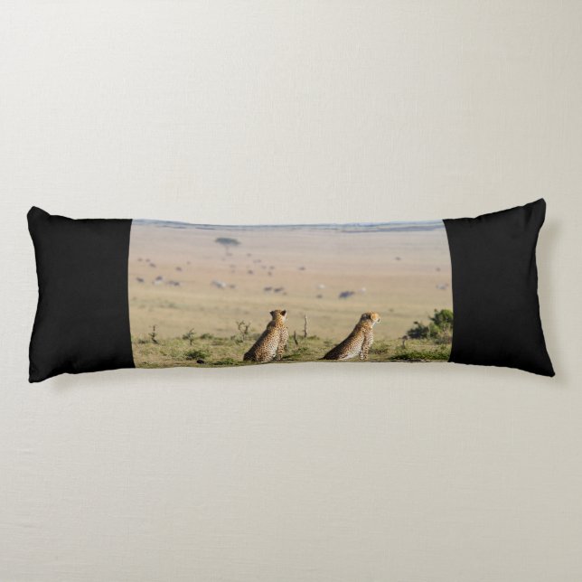 Coussins Longs Two cheetahs on the look out (Dos)