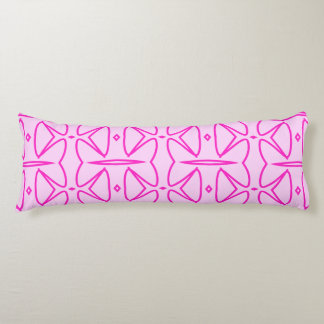 Coussins Longs Two Toned Pink Pattern Body Pillow
