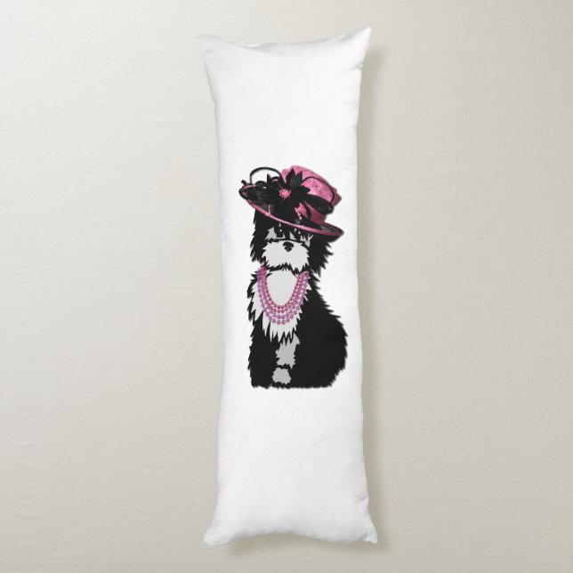 Coussins Longs Un Chien Chien Robe (Dos (Vertical))