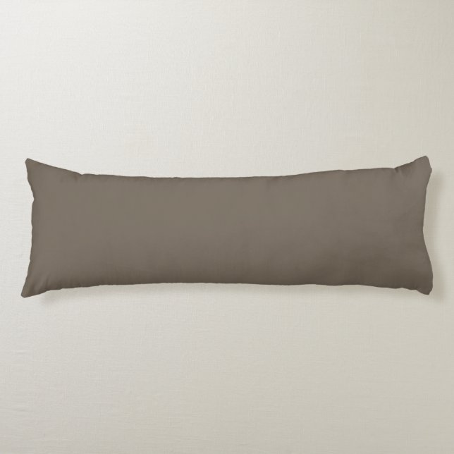 Coussins Longs un mur marron avec une horloge noire et blanche (Devant)