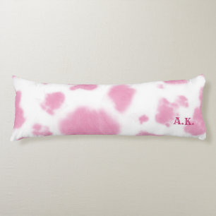 Coussins Longs Vache rose mignonne Imprimer Rodéo Occidental Mono