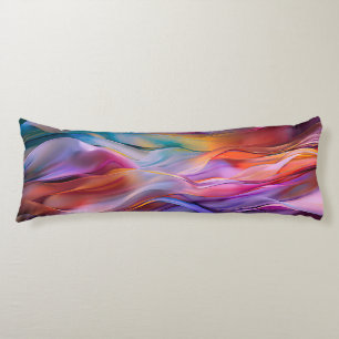 Coussins Longs "Vagues de rêve" Art Abstrait contemporain