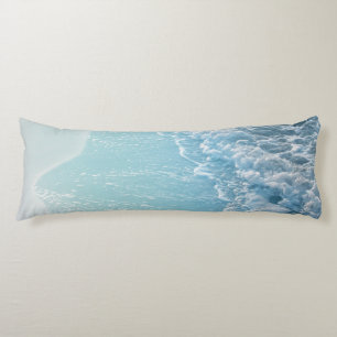 Coussins Longs Vagues de rêve bleu turquoise doux #2 #eau #décora