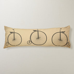 Coussins Longs Vélo ancien à grande roue rustique