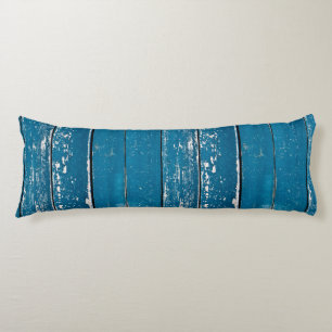 Coussins Longs Vieux bois bleu