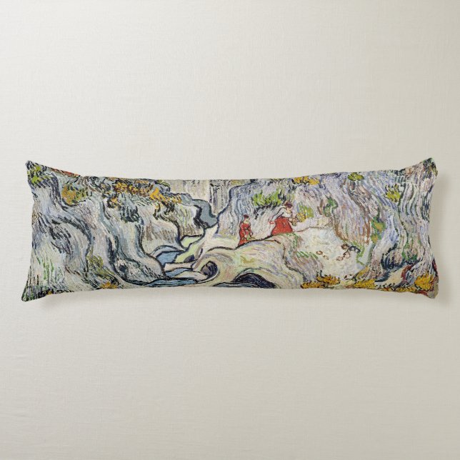 Coussins Longs Vincent van Gogh | le ravin du Peyroulets (Devant)