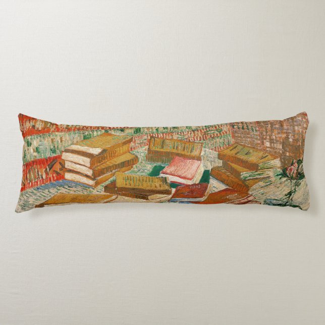 Coussins Longs Vincent van Gogh | les livres jaunes, 1887 (Devant)