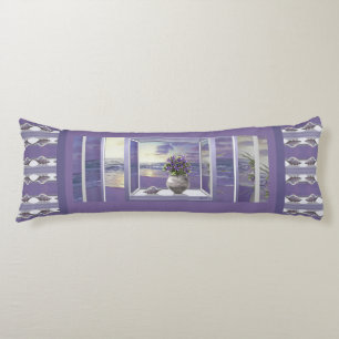 Coussins Longs violettes dans un bocal de lune