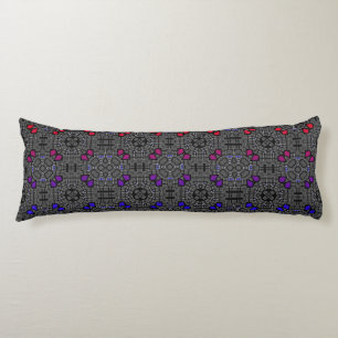 Coussins Longs Volume treize kaléidoscope art vingt