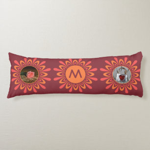 Coussins Longs VOS PHOTOS & MONOGRAMME Oreiller personnalisé Sole