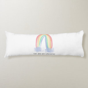 Coussins Longs Vous êtes mon eau de soleil aquarelle arc-en-ciel