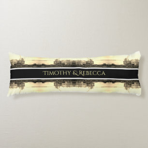 Coussins Longs Vue générale du port d'Alger en Algérie ancienne