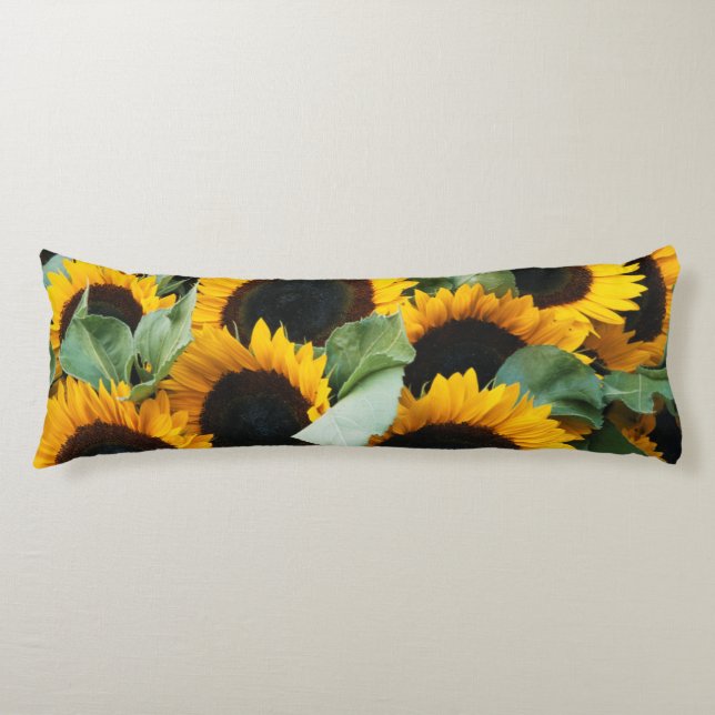 Coussins Longs Washington, Seattle, Tournesol à vendre pike (Devant)