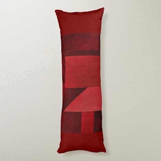 Coussins Longs Whispers of Red Flowers (Dos (Vertical))