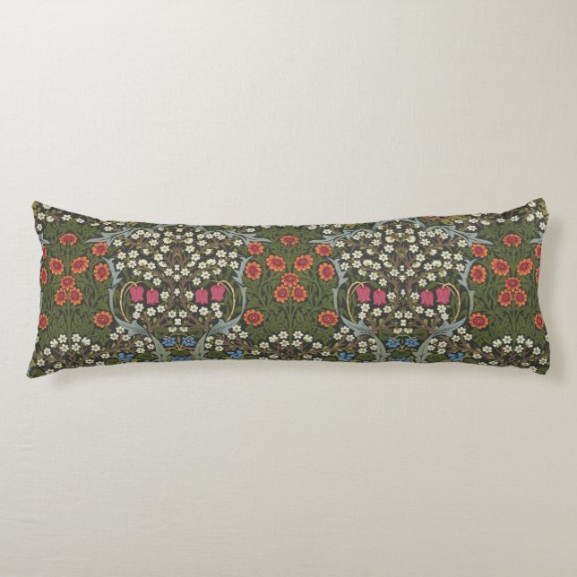Coussins Longs William Morris Blackthorn Garden Flower Classique (Devant)
