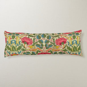 Coussins Longs William Morris Rose Floral Chintz rose