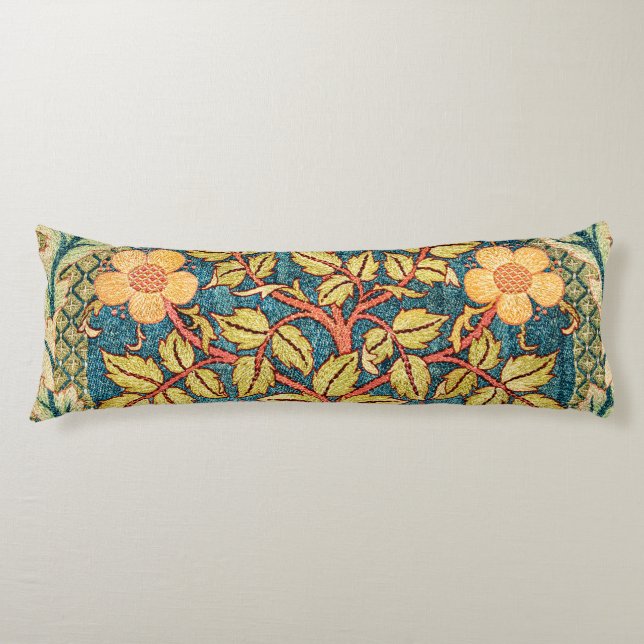 Coussins Longs William Morris Rose Wreath (Devant)