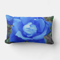 Coussins Lumbar Rose bleu pour la manipulation num