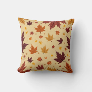 coussins motifs automne