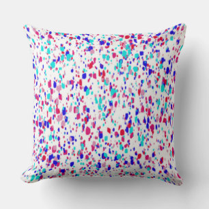 Coussins Motifs de pluie colorés