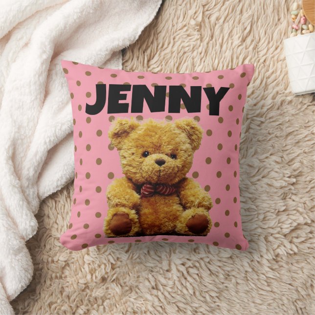 COUSSINS OURS PERSONNALISÉS POUR CHAMBRE D'ENFANT (Couverture)