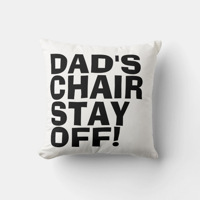 Coussins pour le papa, séjour de la chaise du papa (Recto)