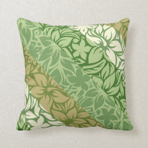 Coussins rayés de ketmie hawaïenne de baie de