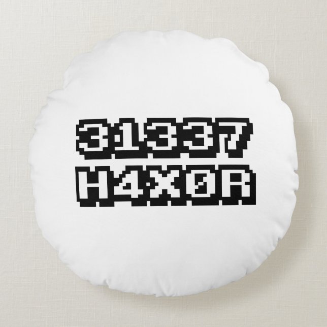 COUSSINS RONDS 31337 H4X0R (Devant)