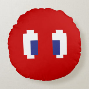 Coussins Ronds 8 bits Pixel Manga Eyes