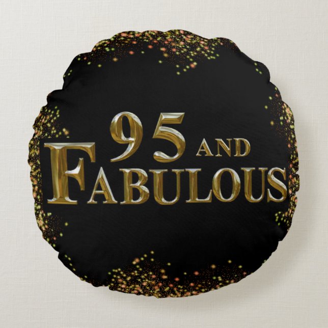 Coussins Ronds 95e anniversaire  (Devant)