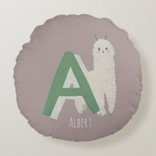 Coussins Ronds A pour Alpaca