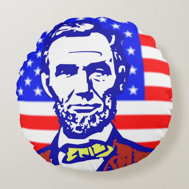 COUSSINS RONDS ABE LINCOLN 3 THROW PILLOW (Devant)