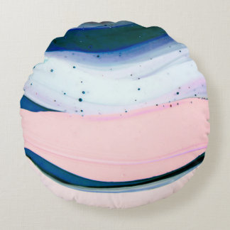 Coussins Ronds acrylic, paint, abstract. Closeup of the painting.