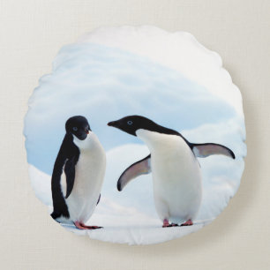 Coussins Ronds Adelie Penguins
