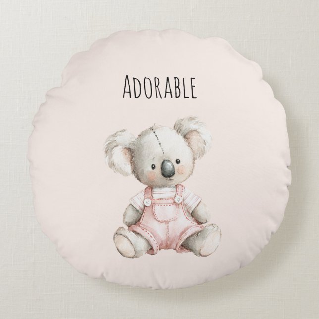 Coussins Ronds Adorable Koala Bear Animal (Devant)