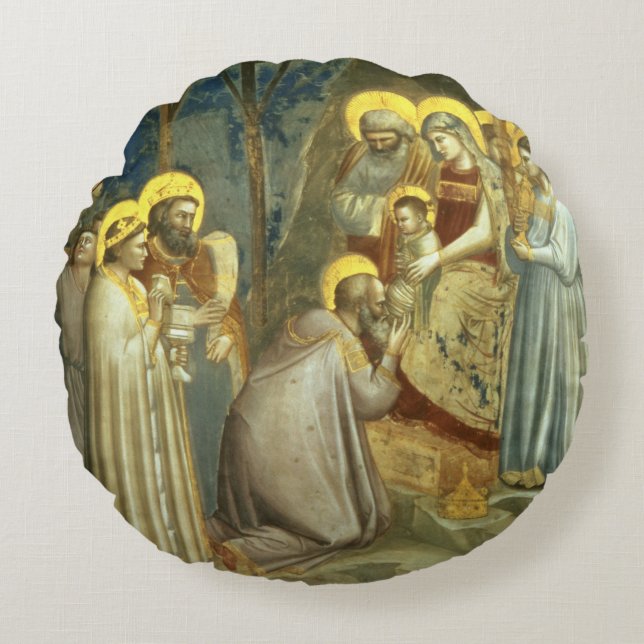 Coussins Ronds Adoration des Magi, c.1305 (Devant)