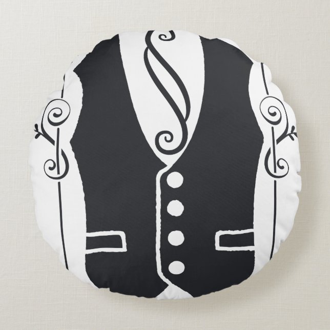 Coussins Ronds Affilié Aux Hustlers (Devant)