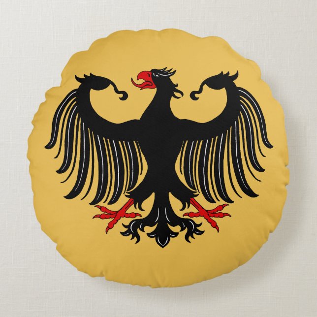 Coussins Ronds Aigle allemand (Devant)