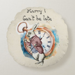 Coussins Ronds Alice - Lapin Blanc 1865