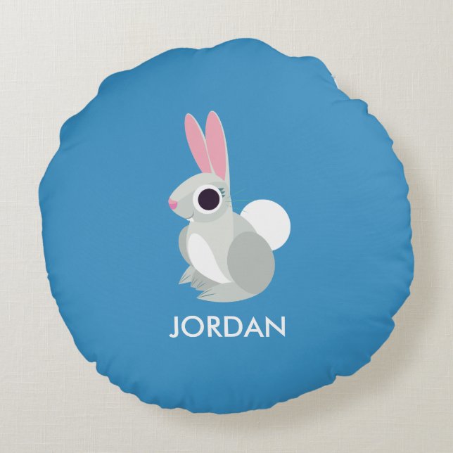 Coussins Ronds Alice le lapin (Dos)