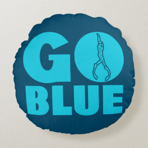 Coussins Ronds Aller bleu
