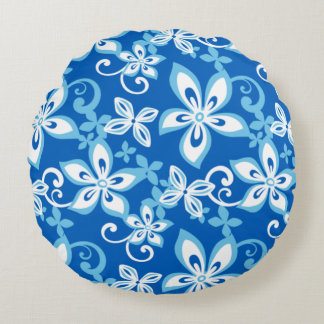 Coussins Ronds ALOHA HAWAI'I (BLEU x 2)