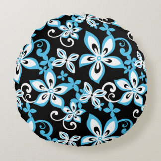 COUSSINS RONDS ALOHA HAWAI'I (NOIR/BLEU)