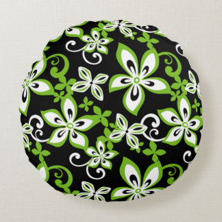 COUSSINS RONDS ALOHA HAWAI'I (NOIR/CITRON)