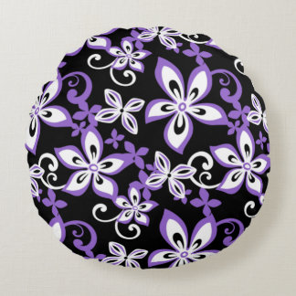 COUSSINS RONDS ALOHA HAWAI'I (NOIR/VIOLET)