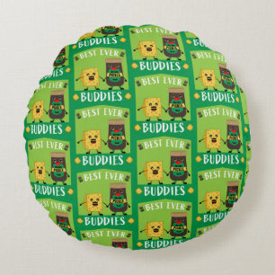 Coussins Ronds Amateurs de fromage Cheddar britannique et de Pick