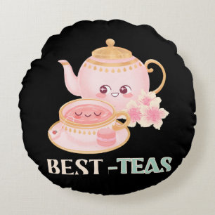 Coussins Ronds Amateurs de thé Best-Teas